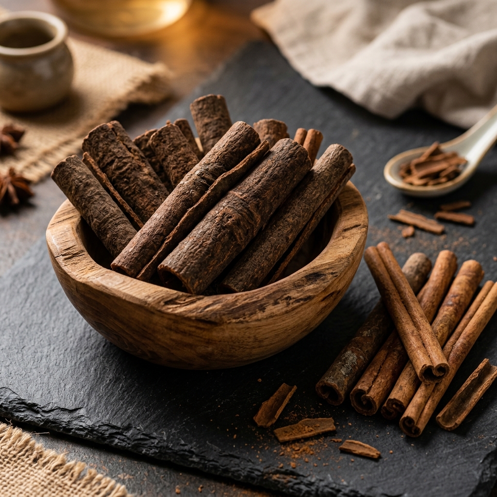 Cassia Bark — Wholesale Thick Cut Rolls