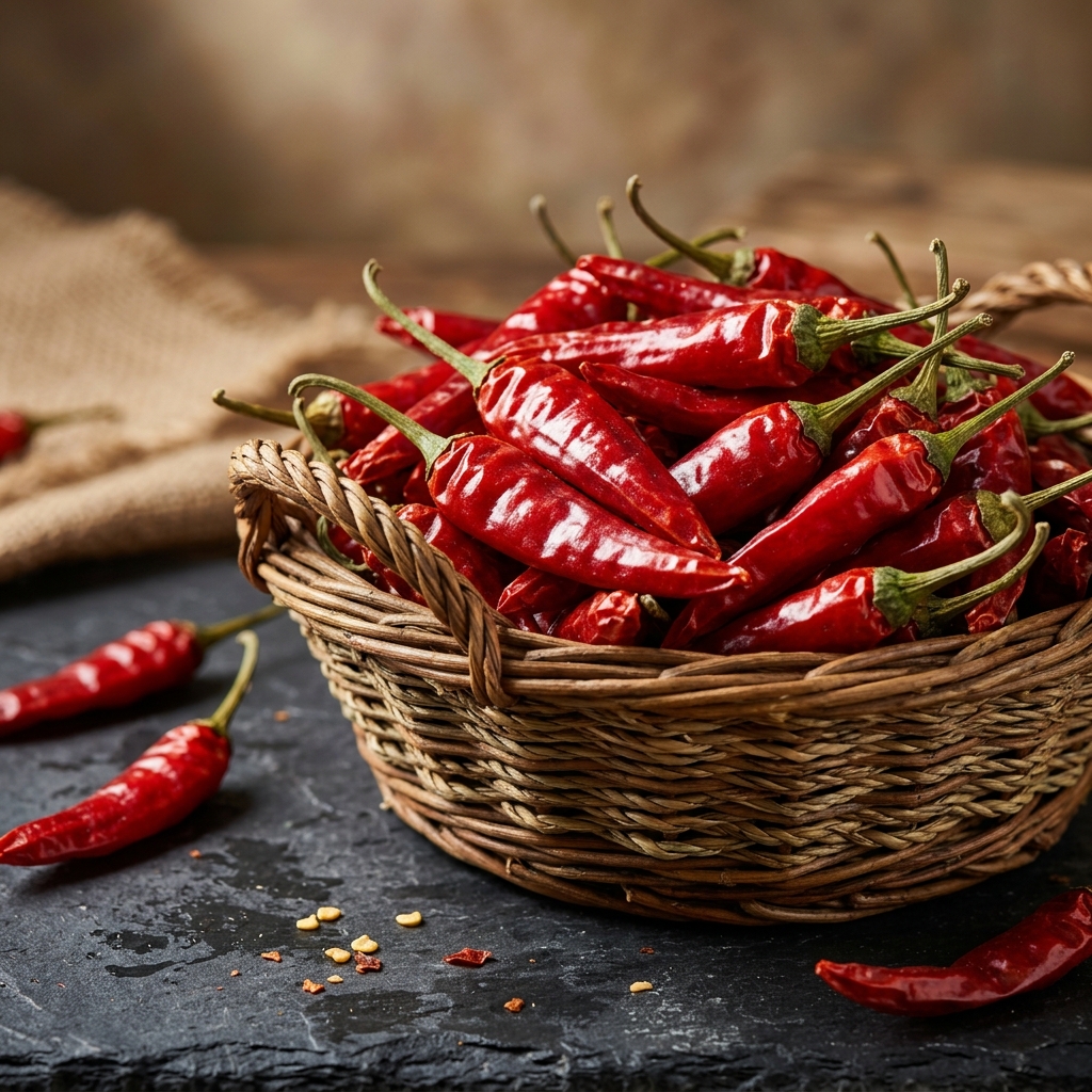 Dry Red Chilli — Wholesale Stemless (Teja / Sanam / Byadgi)