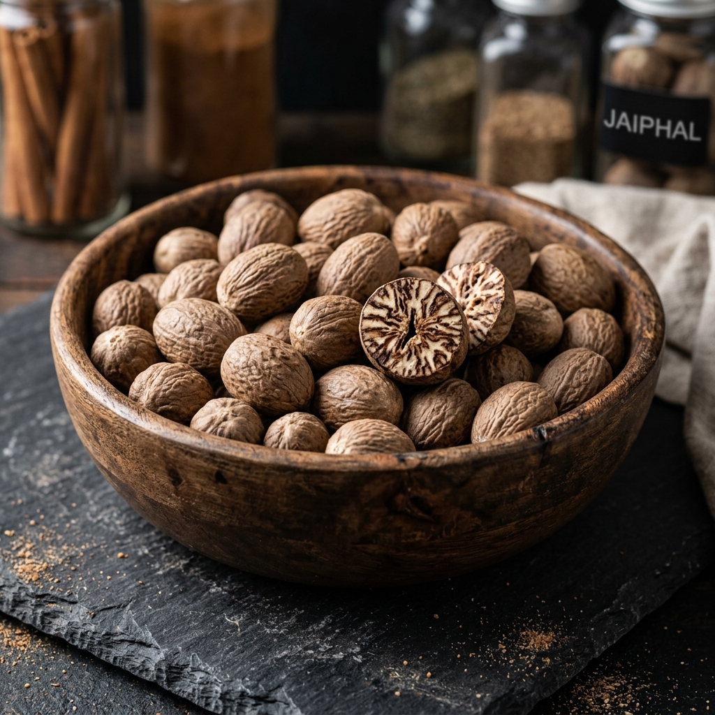 Whole Nutmeg (Jaiphal) — Wholesale Export Grade ABCD